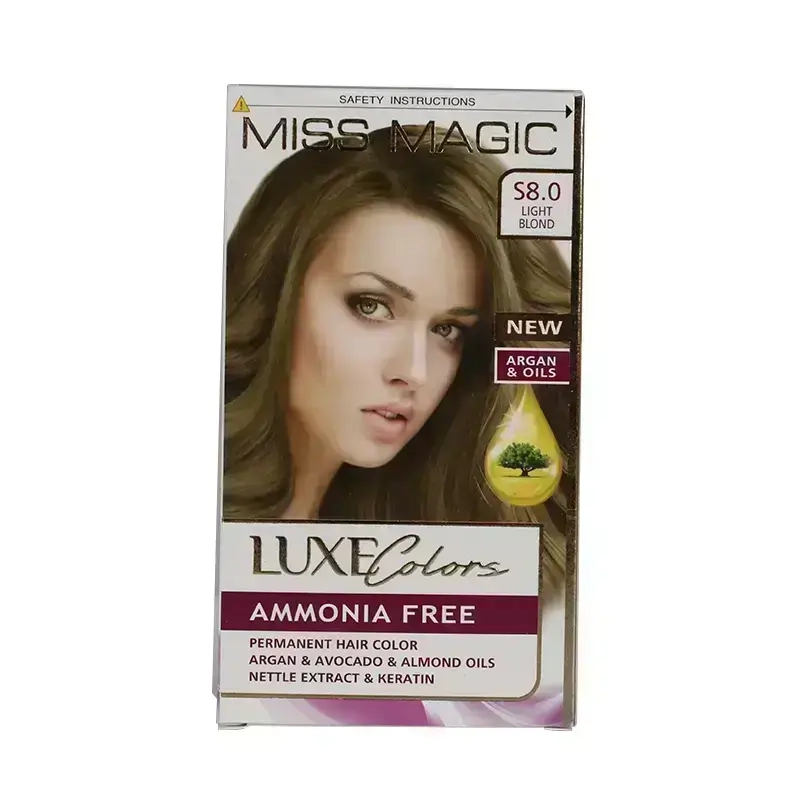 Miss Magic Luxe Hair Colors 8.0 Light Blond 
