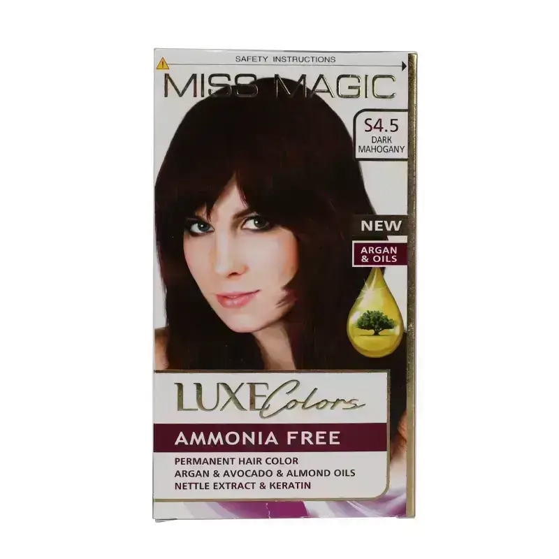 Miss Magic Luxe Hair Colors 4.5 dark Mahogany 