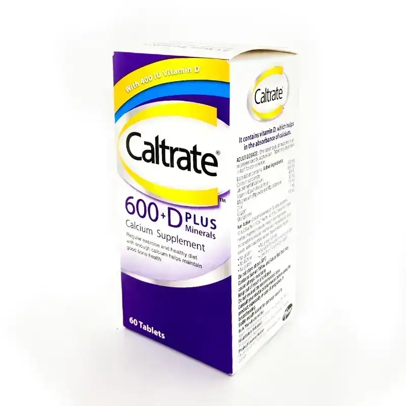 Caltrate D Plus 600mg 60 Tablets