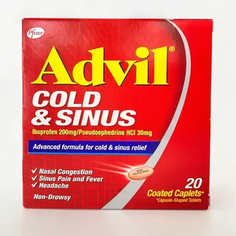Advil Cold & Sinus caplets 20's