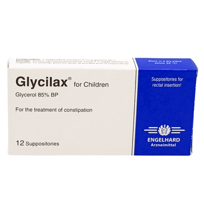Glycilax child suppositories 12 suppositories for Constipation