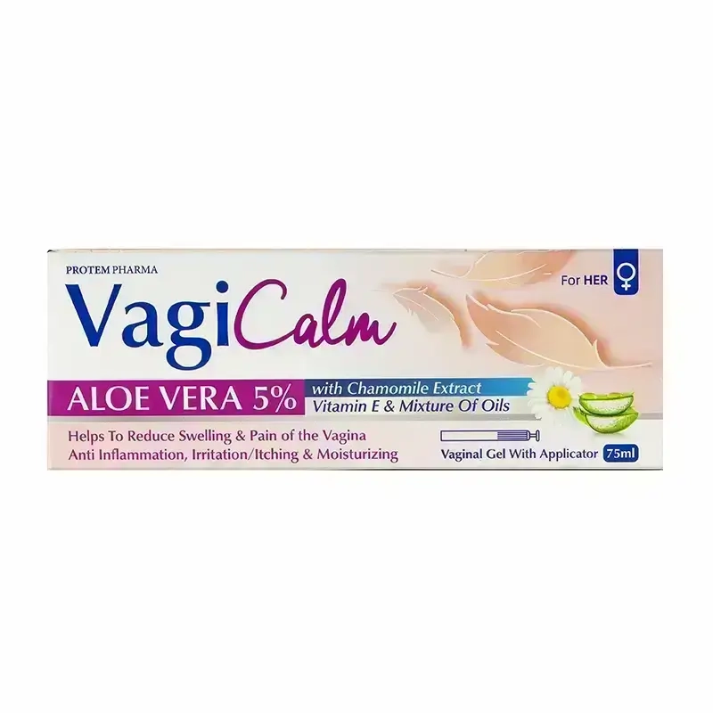 Protem Pharma Vagi Calm Aloe Vera 5% Vaginal Gel 75 ml 