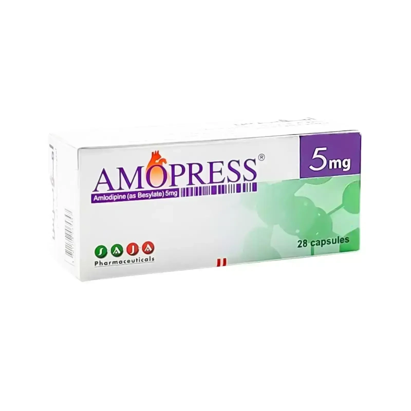 Amopress 5 mg Caps 28'S for hypertension