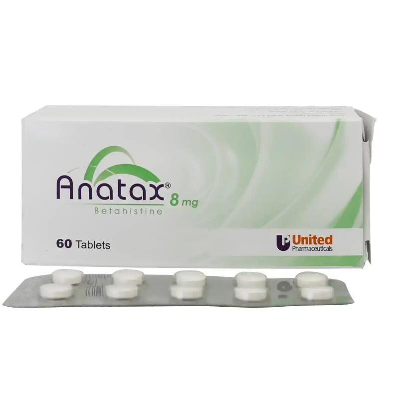 Anatax 8 mg 60 Tablets