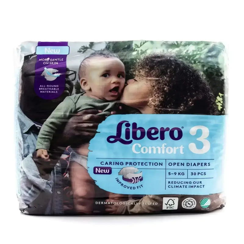 Libero Comfort 3 Midi 5-9 Kg Diapers 30'S For Children
