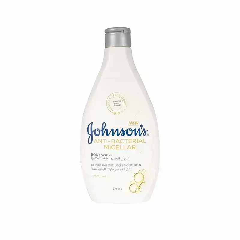 Johnson's Anti-Bacterial Micellar Body Wash Lemon  400 ml