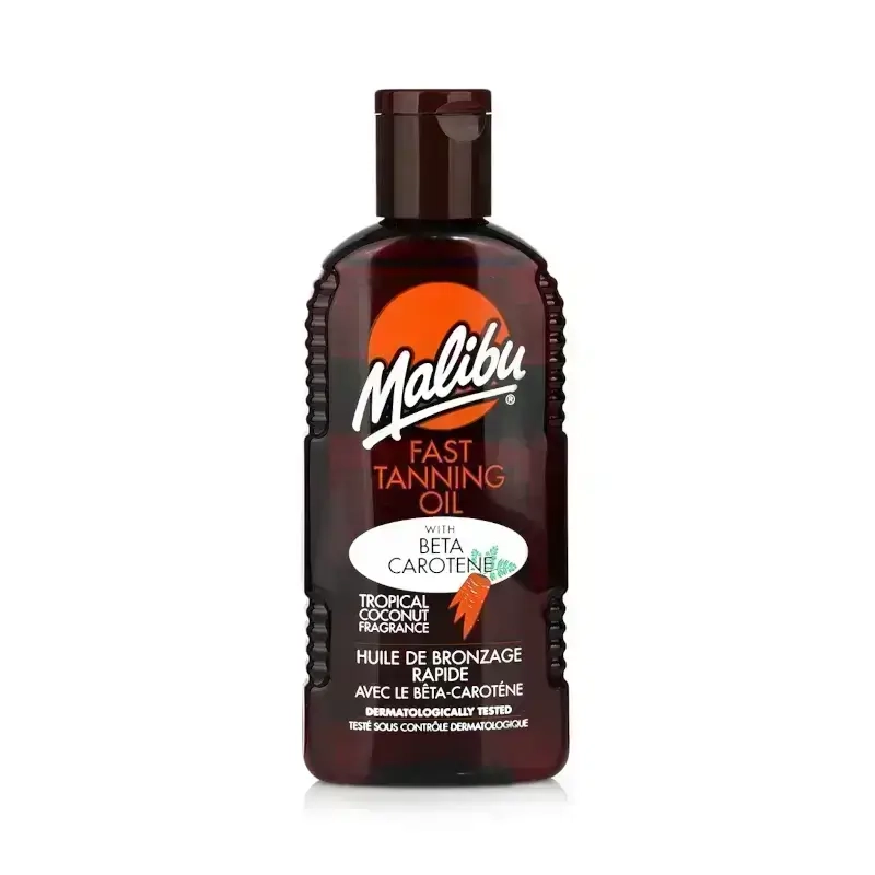 Malibu Fast Tanning Oil with Beta Carotene 200 ml 