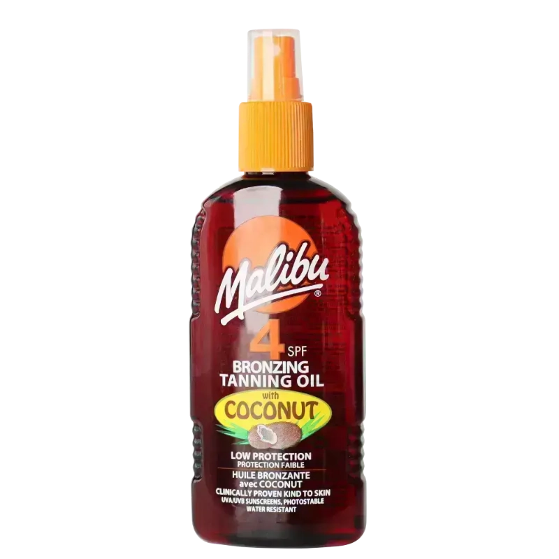 Malibu Bronzing Tanning Oil SPF 15 with Coconut 200 ml 