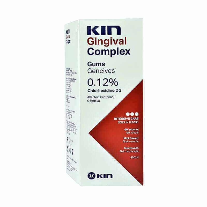 كين جنجيفال غسول الفم بالكلوروهيكسدين 0.12% - 250 مل