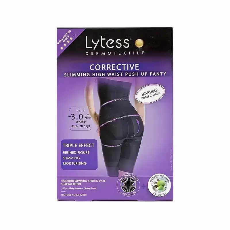 Lytess Corrective Slimming High Waist Push Up Panty Black L/XL 2424293 