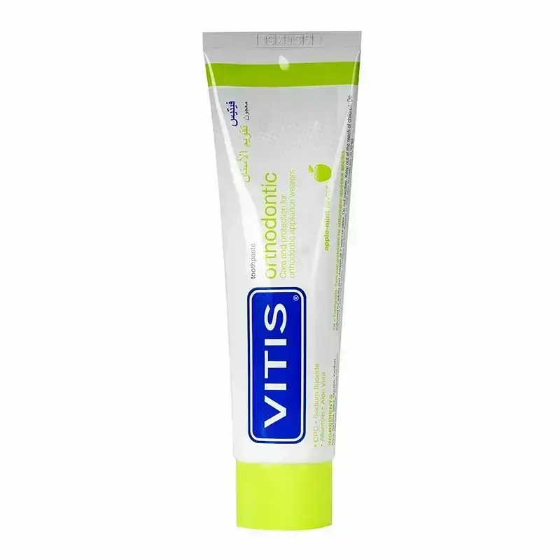 Vitis Orthodontic Toothpaste Apple Mint Flavour 100 ml 301-V02