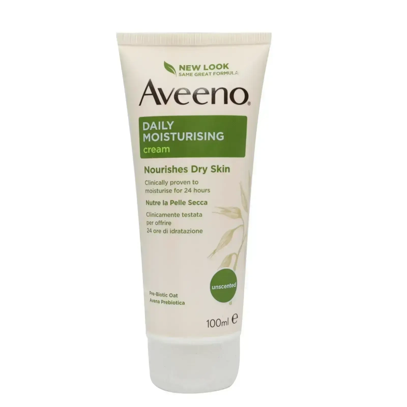 Aveeno Moisturising Cream 100 mL to moisturize the skin
