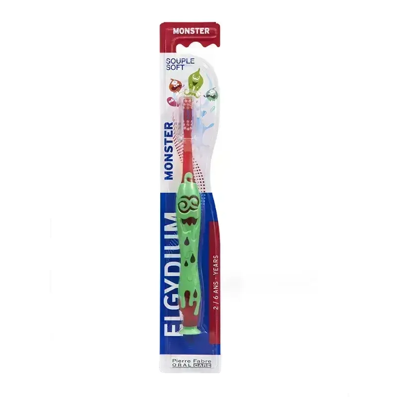 Elgydium Kids Monster 2-6 Years Toothbrush Soft 1 Pc 