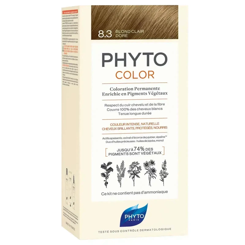 Phyto Color 83 Light Golden Blonde permanent hair color