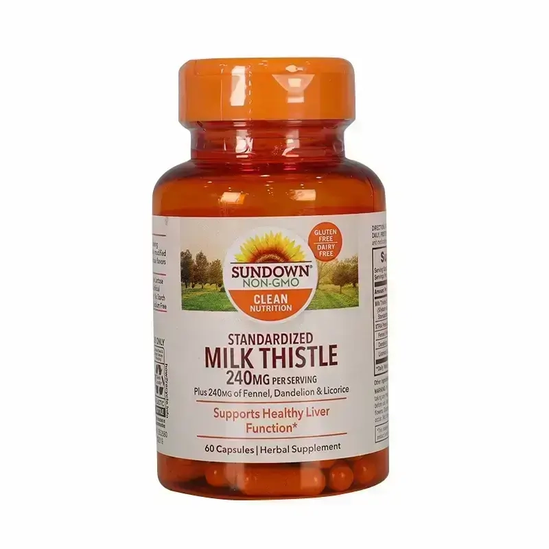 Sundown Milk Thistle 240 mg 60 Capsules