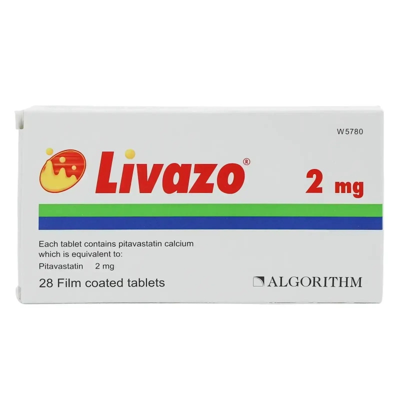 ليفازو 2 مجم 28 قرص للتحكم في مستوي الدهون بالدم