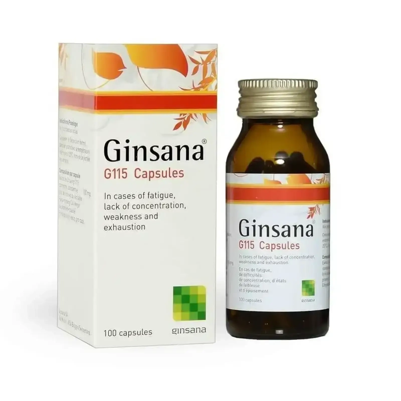 Ginsana Capsules 100 Cap for overall health