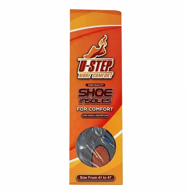 U-STEP Shoe Insoles For Comfort Size 41-47