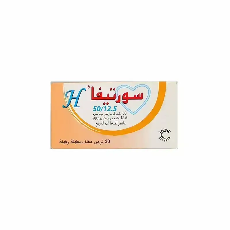 Sortiva H 50/12.5 mg Tabs 30'S For Hypertension