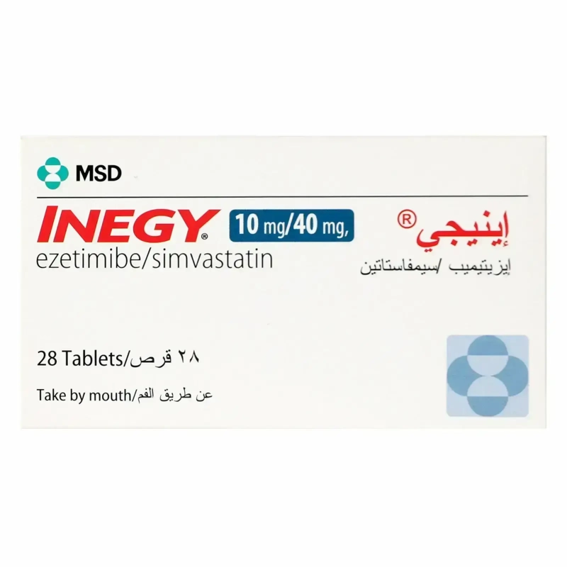 Inegy 10/40 mg Tabs 28'S Antihyperlipidemic