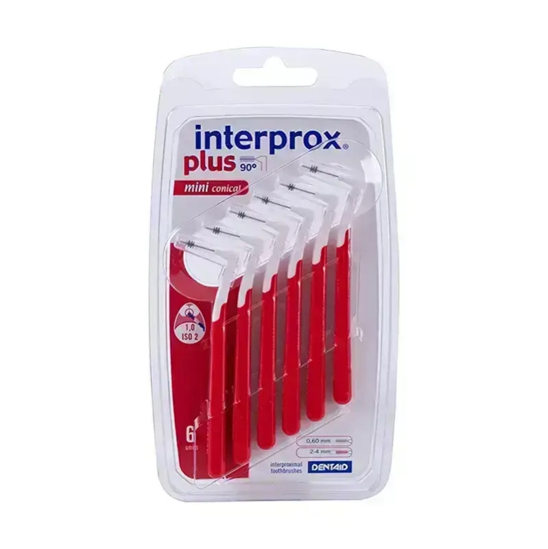 Interprox Plus Mini Conical Red 1.0 mm 6'S