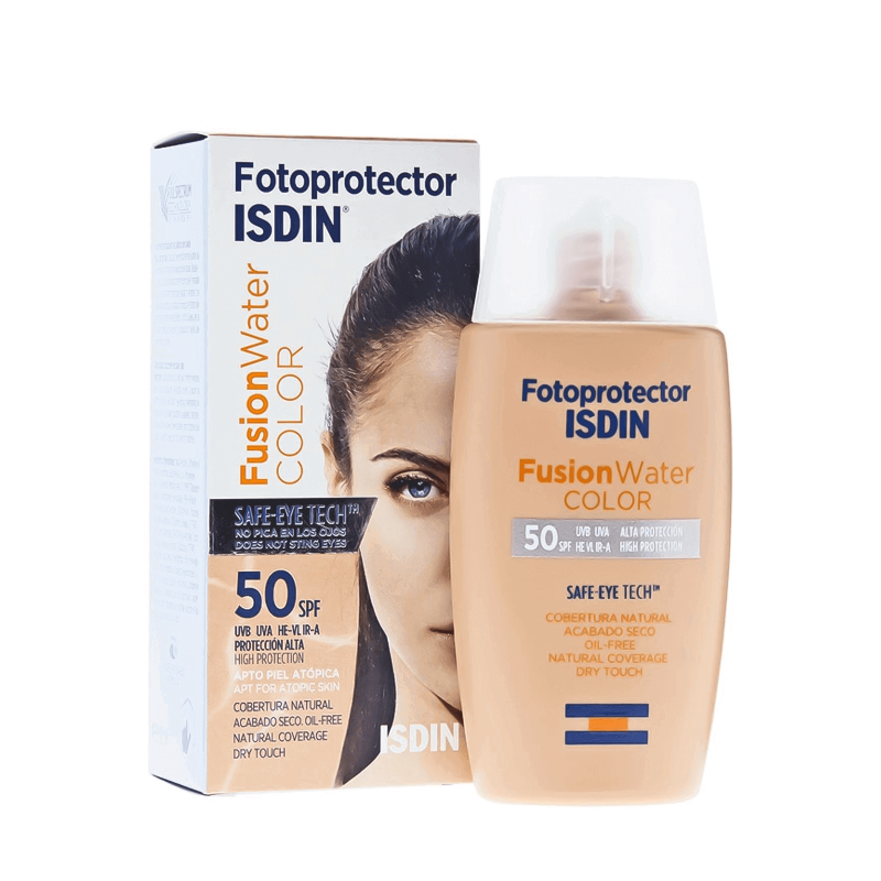 ISDIN FOTOPROTECTOR FUSION WATER COLOR| Tinted ultralight daily sunscreen |