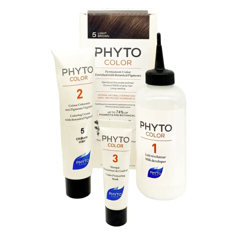 Phyto Color 5 Light Brown permanent hair color