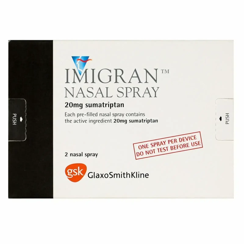 Imigran 20 mg Nasal Spray 2'S For Migraine
