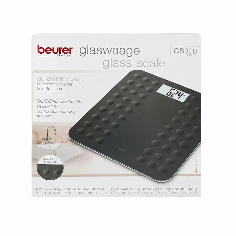 Beurer Glass Scale GS300 Black