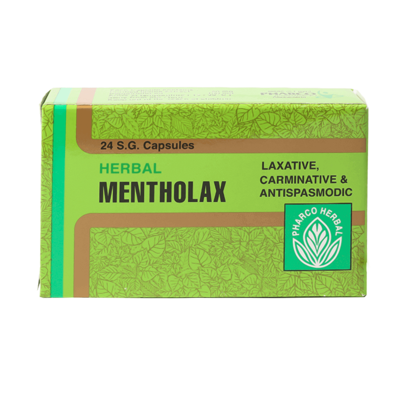 Mentholax Caps 24'S Herbal laxative