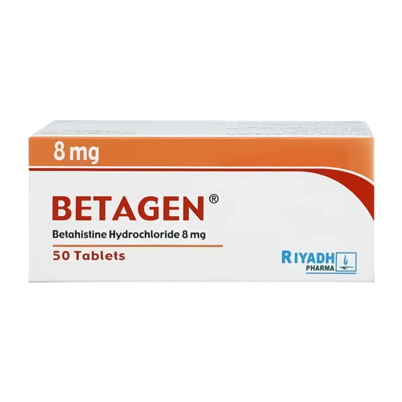 بيتاجن 8 مجم 50 قرص لعلاج ألم الأذن الوسطى
