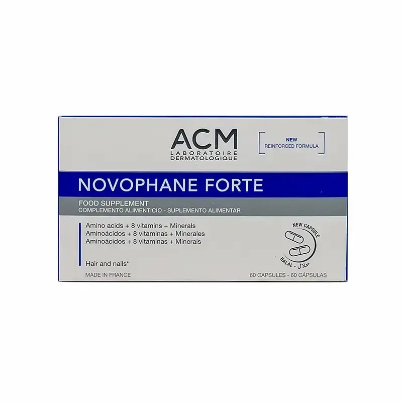 ACM Novophane Forte Caps 60'S to strengthen hair