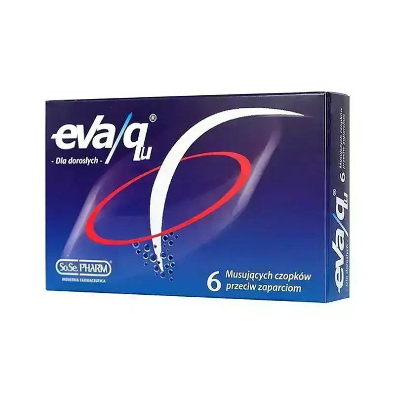 Eva Q Suppositories For Adult 6'S For Constipation