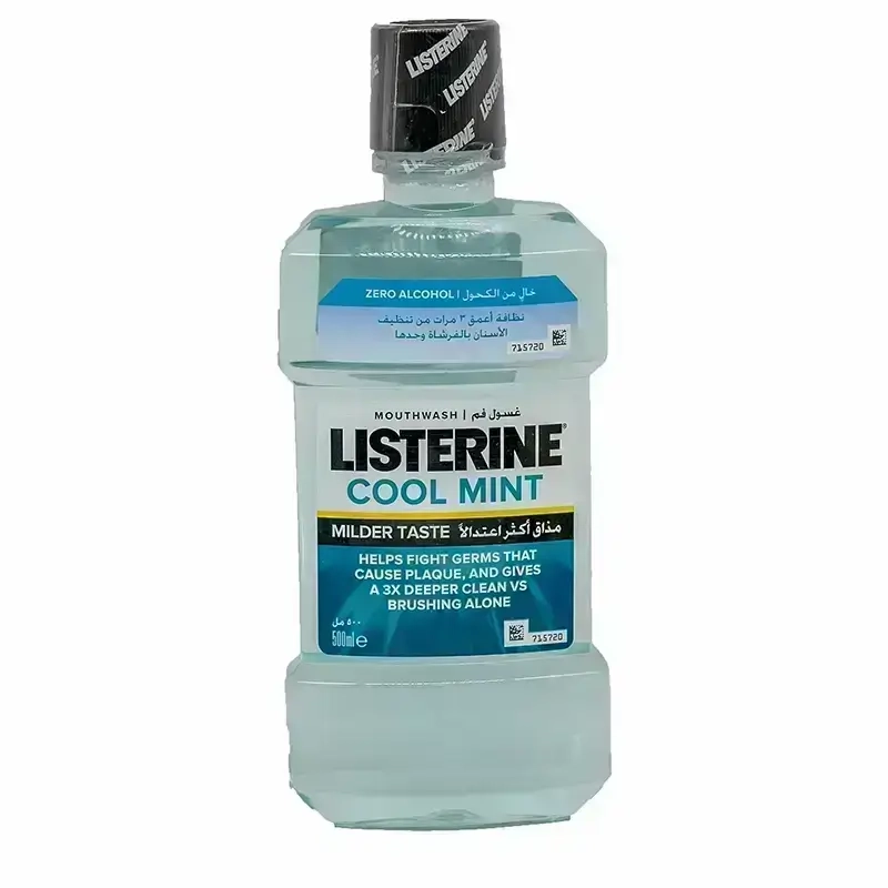 Listerine Cool Mint Zero Alcohol Mouthwash 500 ml