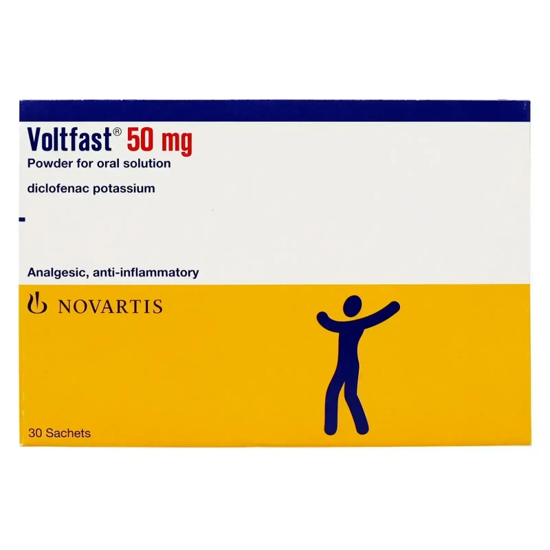 Voltfast 50 mg Sachets 30'S as analgesic