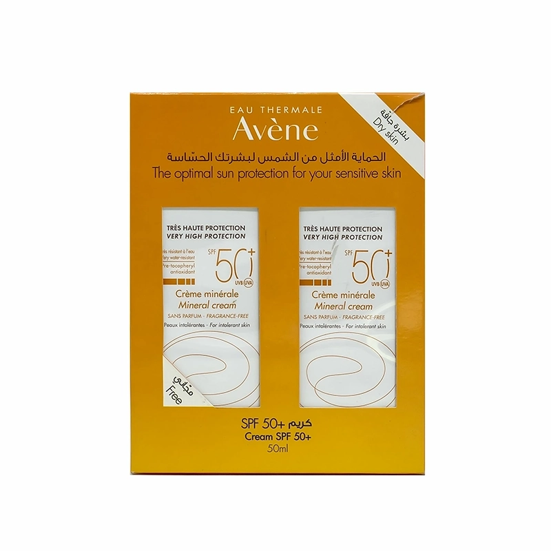 Avene Very High Protection SPF 50+ Mineral Cream Kit 1+1 Free 65352 V206