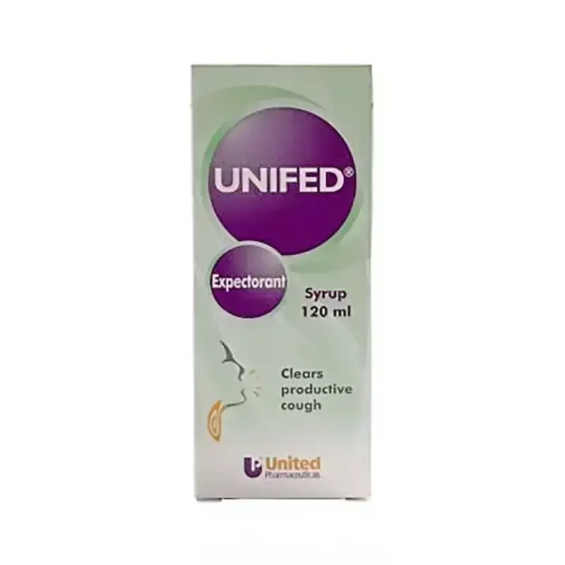 Unifed Expectorant Syrup 120 ml For Cough