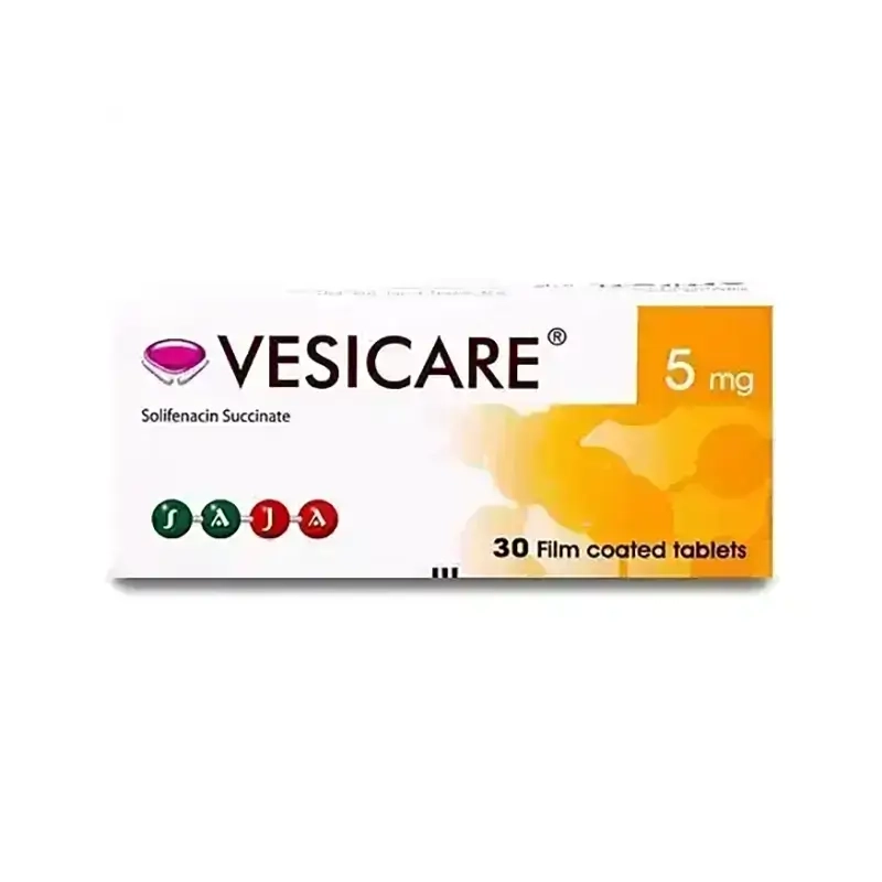 Vesicare 5 mg Tabs 30'S For Urge Incontinence