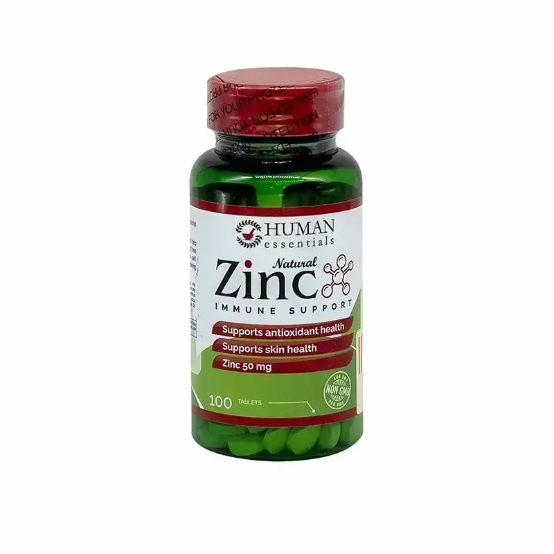 Human Essentials Zinc 50 mg 100 Tabs
