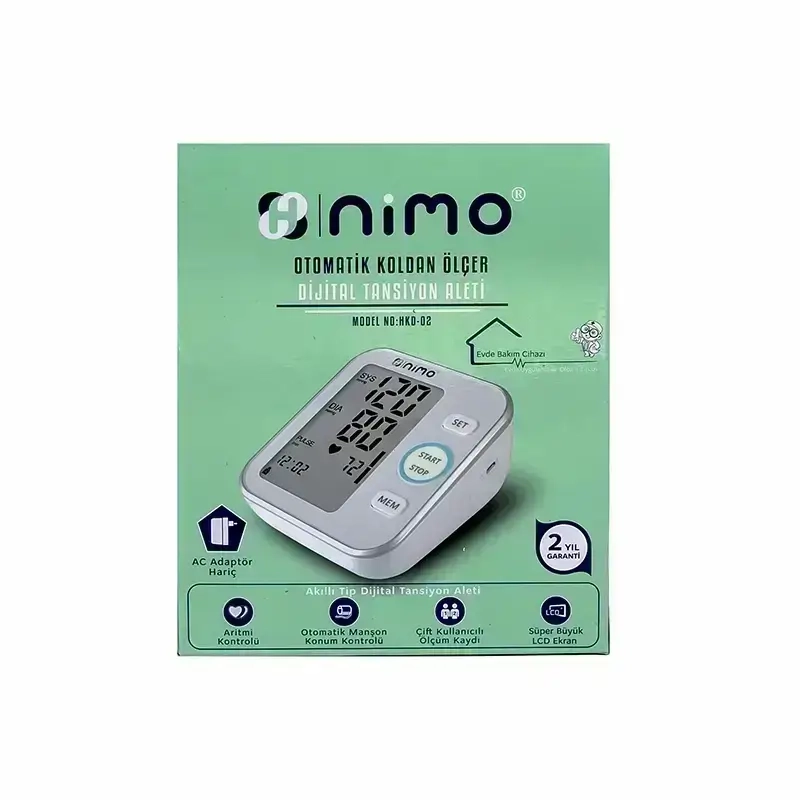 Nimo Arm Type Digital Blood Pressure Monitor HKD 02