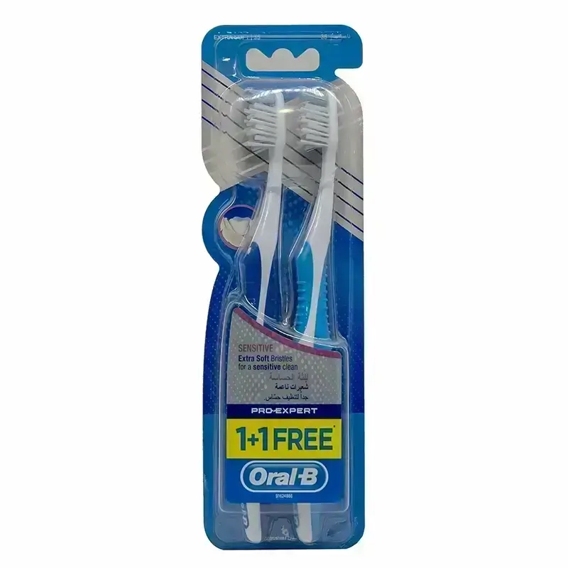 Oral B Pro Expert Sensitive Toothbrush Extra Soft 1+1 