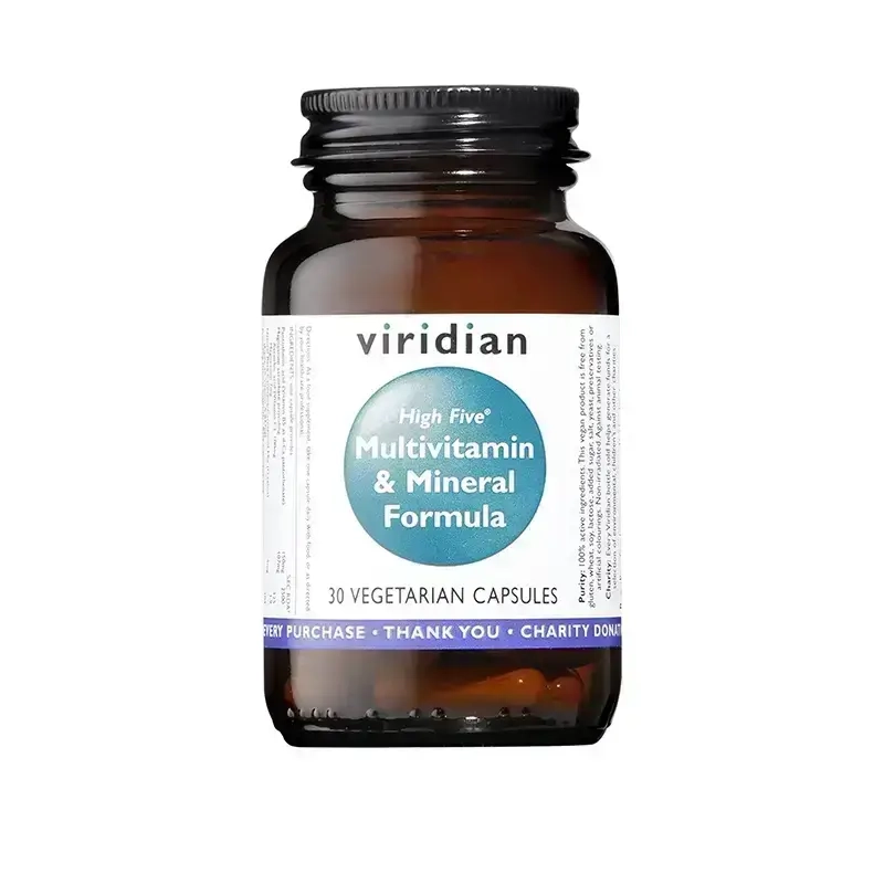 Viridian High Five Multivitamin & Mineral Formula 30 Caps