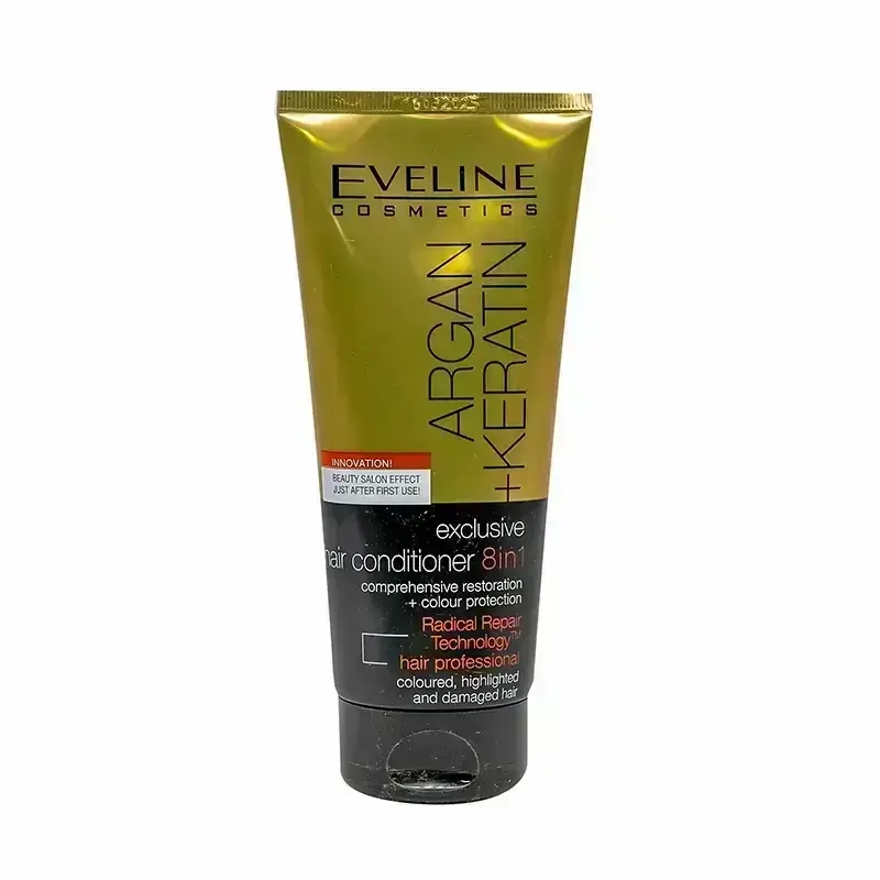 Evelin Argan+Keratin Exclusive Hair Conditioner 8In1 - 200 ml 