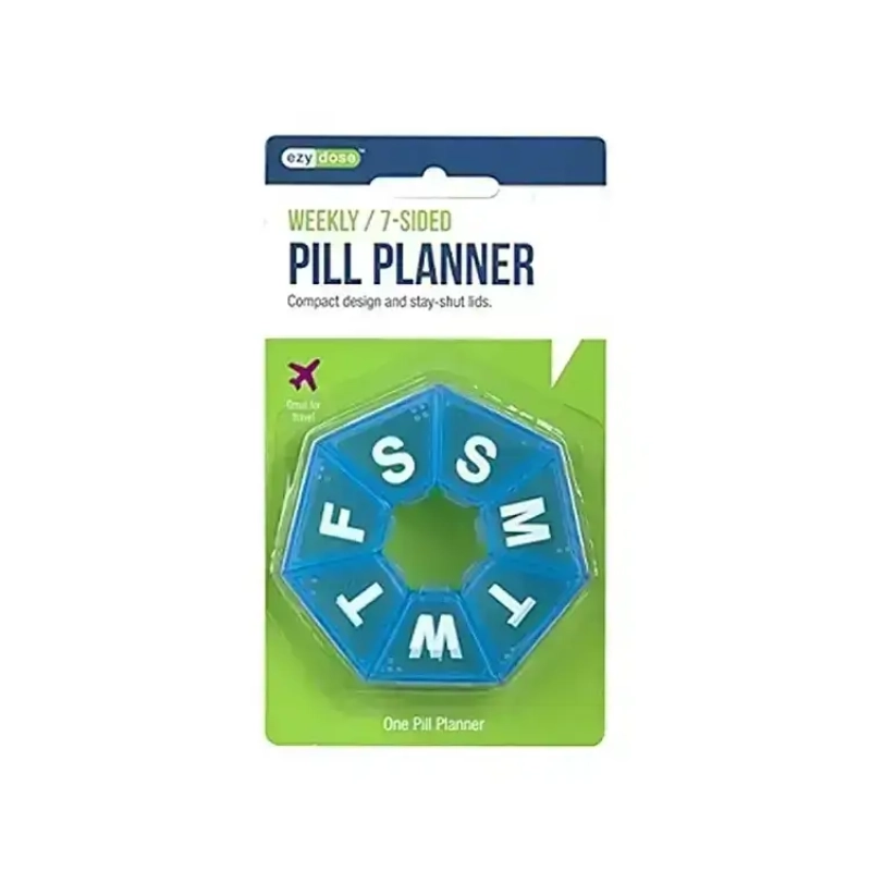 Ezy Dose Weekly/ 7- Sided Pill Planner 