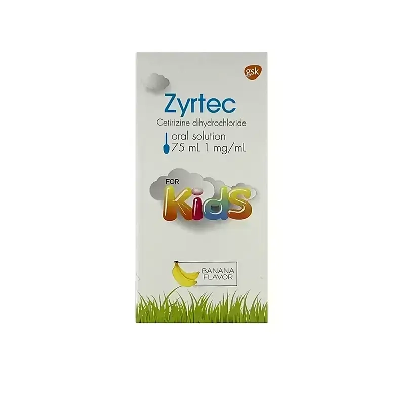 Zyrtec 75 ml syrup as antiallergic