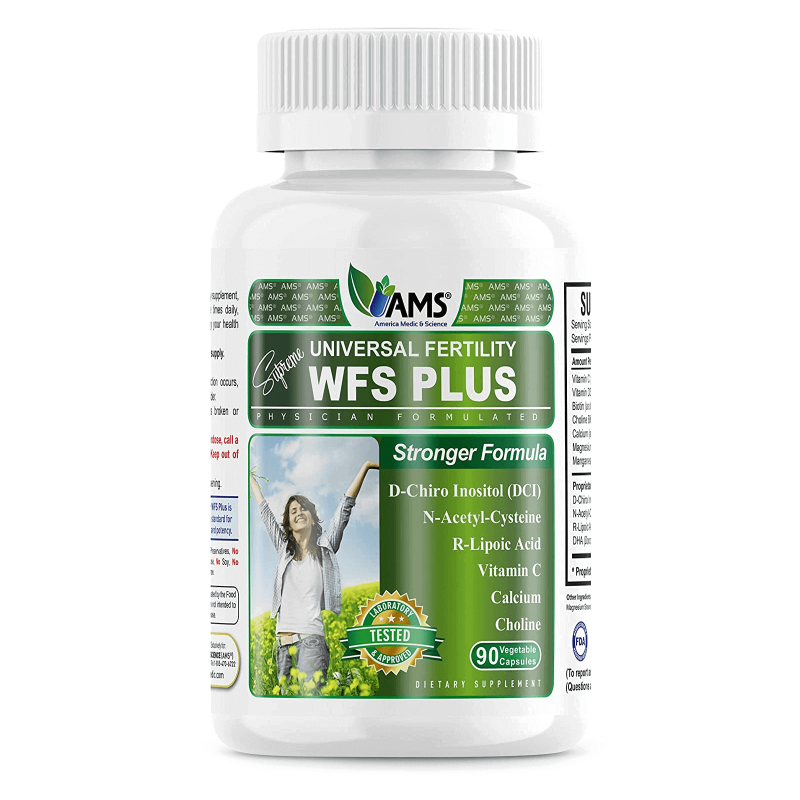 AMS WFS Plus Pcos Caps 90'S To assist fertilization for women