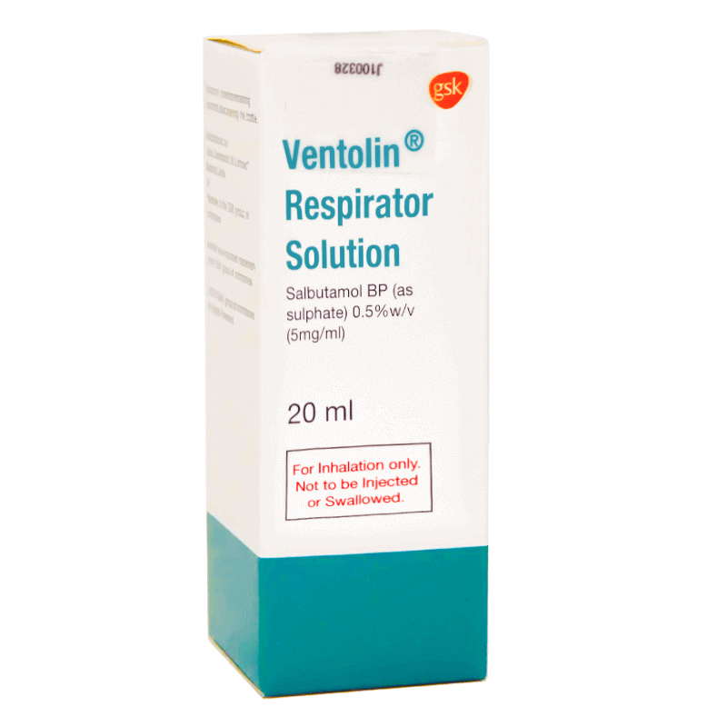 Ventolin Respiratory Solution 20 ml As Bronchodilator