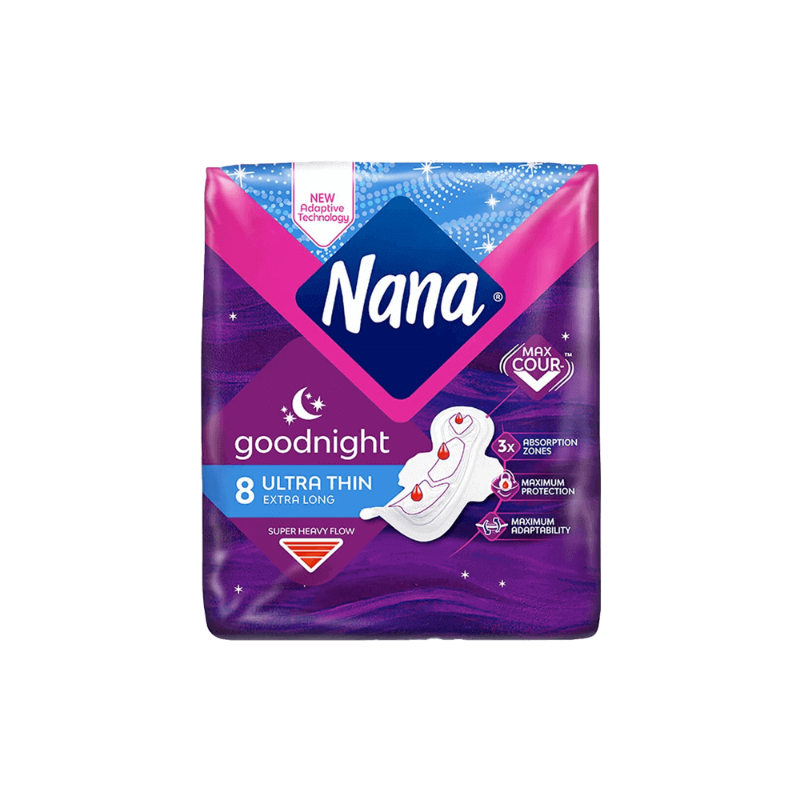 Nana Good Night Ultra Thin Extra Long 8 Pcs 