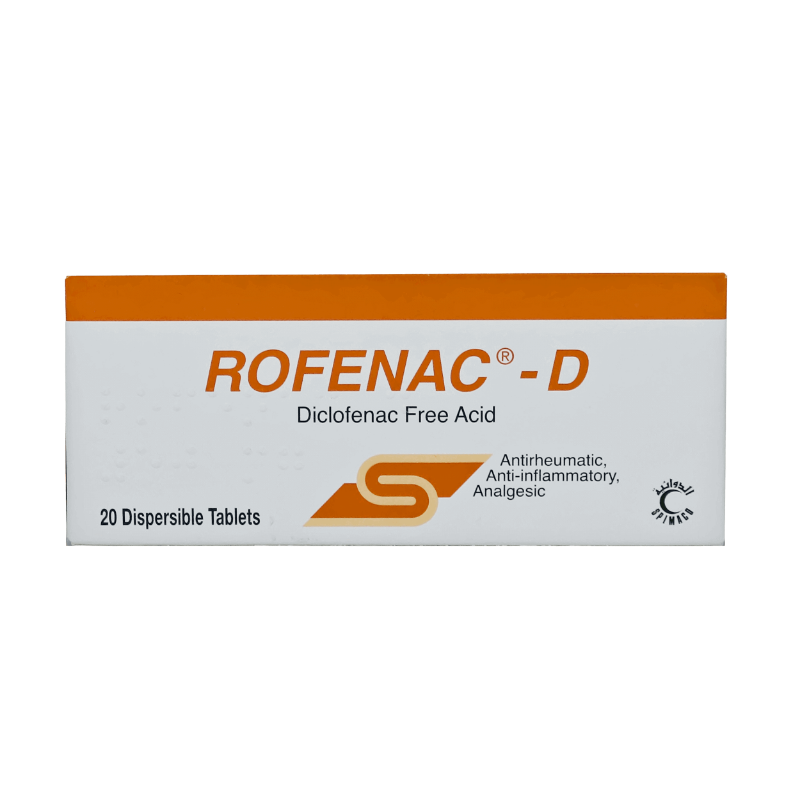 Rofenac D 50 mg Dispersible Tabs 20'S Aa Analgesic