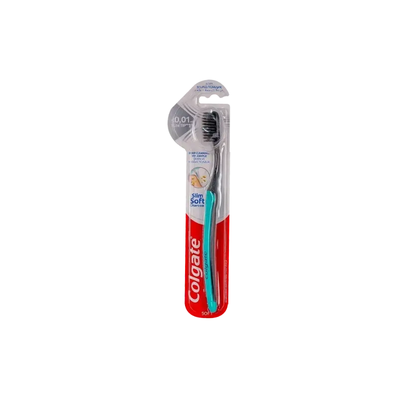 Colgate Slim Soft Charcoal Toothbrush 1 Pc 